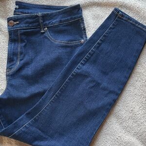 Maurices 20W Dark Blue Skinny Jeans